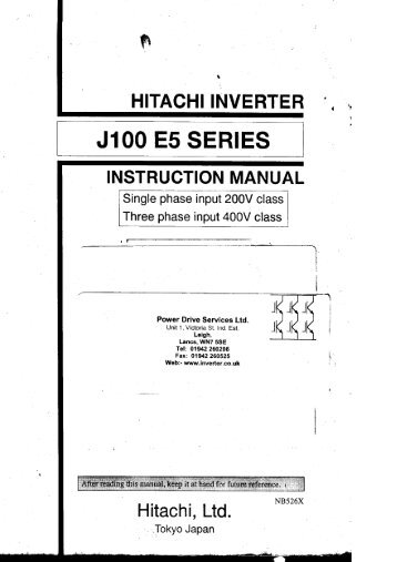 Hitachi J100    -  10